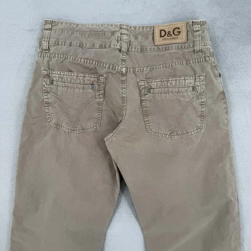 D&G Dolce & Gabbana Jeans Mens Sz 33 Ittierre Spa Button Fly Denim Vintage Italy